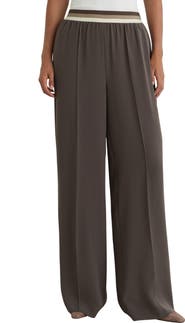 Reiss Sonnie Wide Leg Pull-On Pants