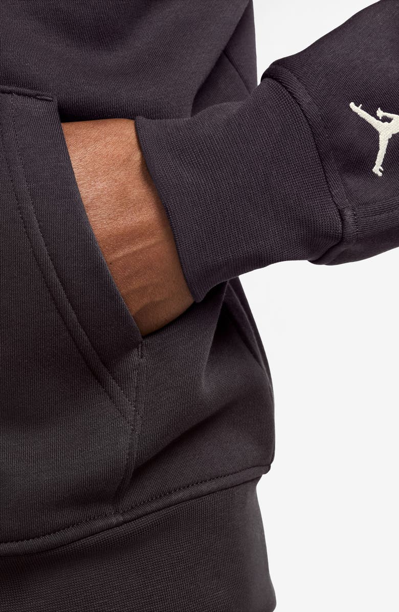 Nike MVP Puff Print Oversize Fleece Zip Hoodie, Alternate, color, 