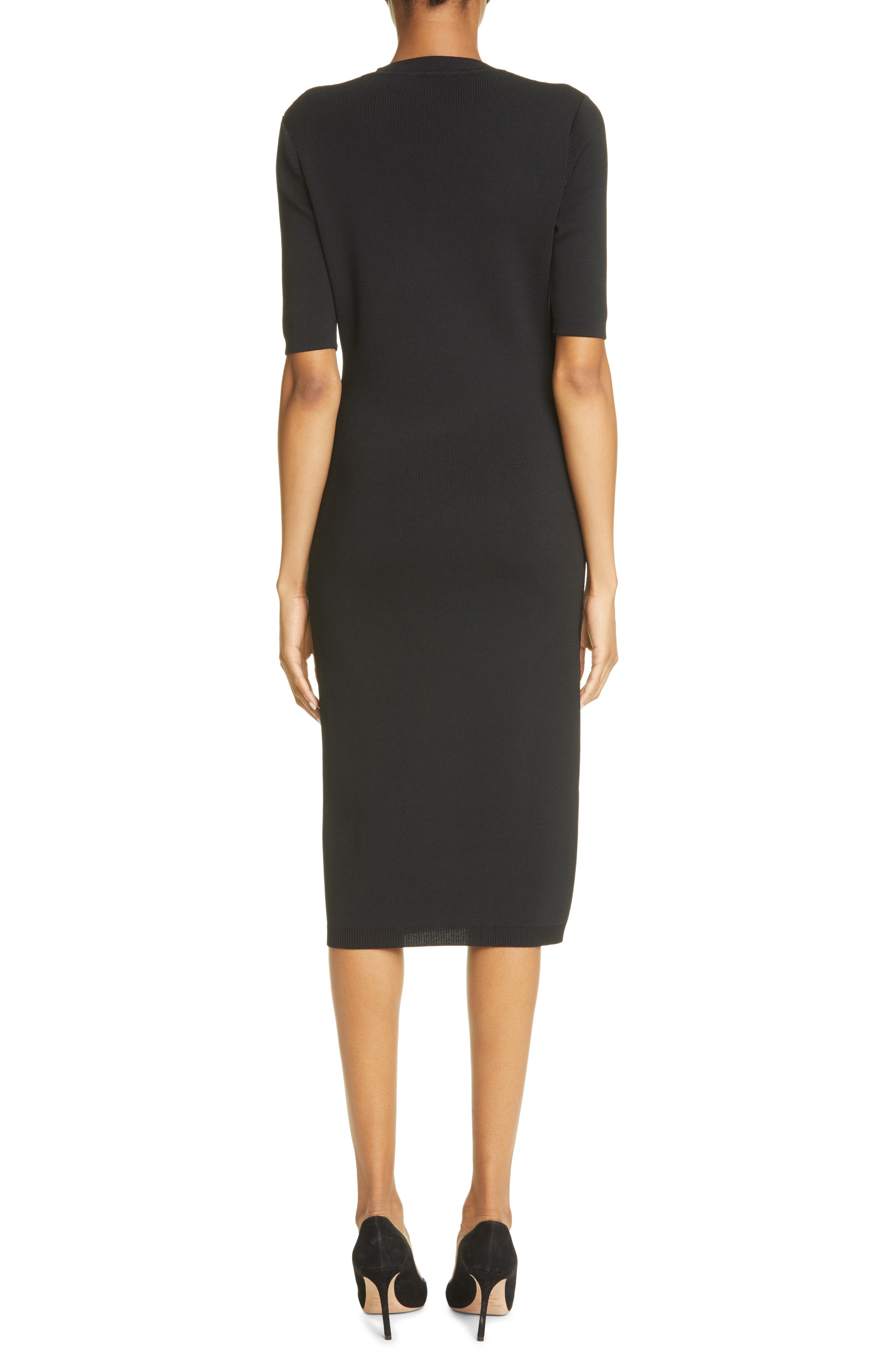 Topaz Side Button Shift Dress - image 2