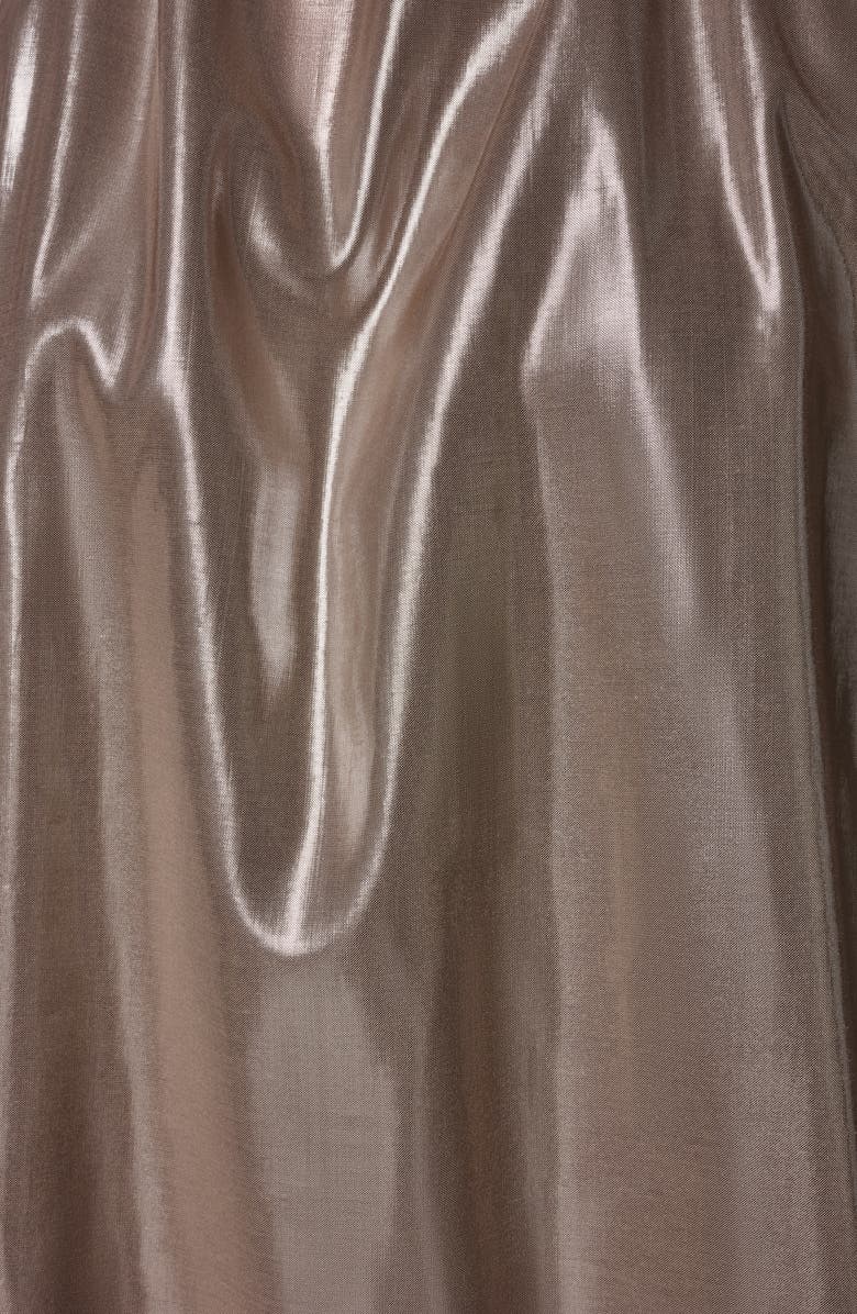 Donna Karan New York Metallic Halter Top, Alternate, color, 