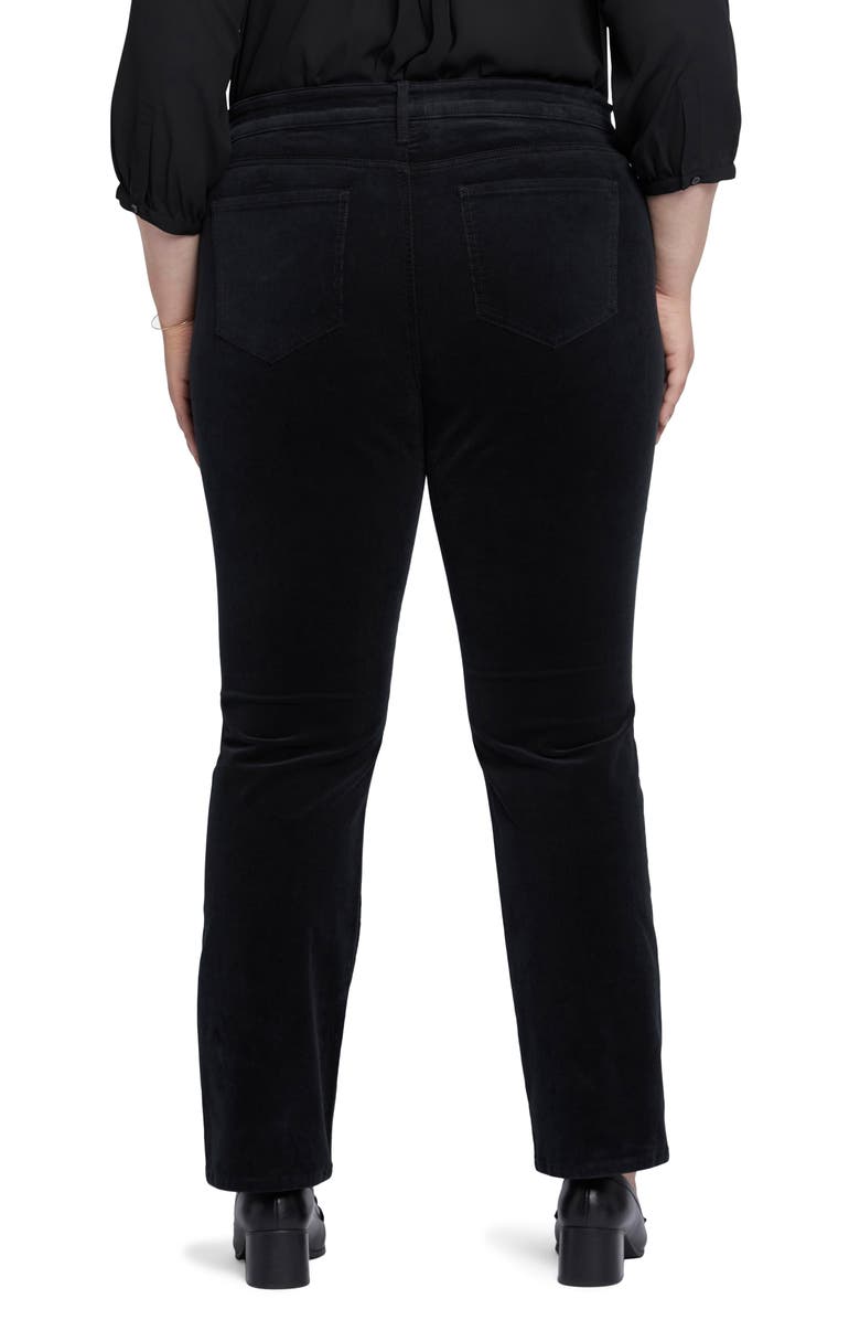 NYDJ Marilyn Straight Leg Jeans, Alternate, color, Black