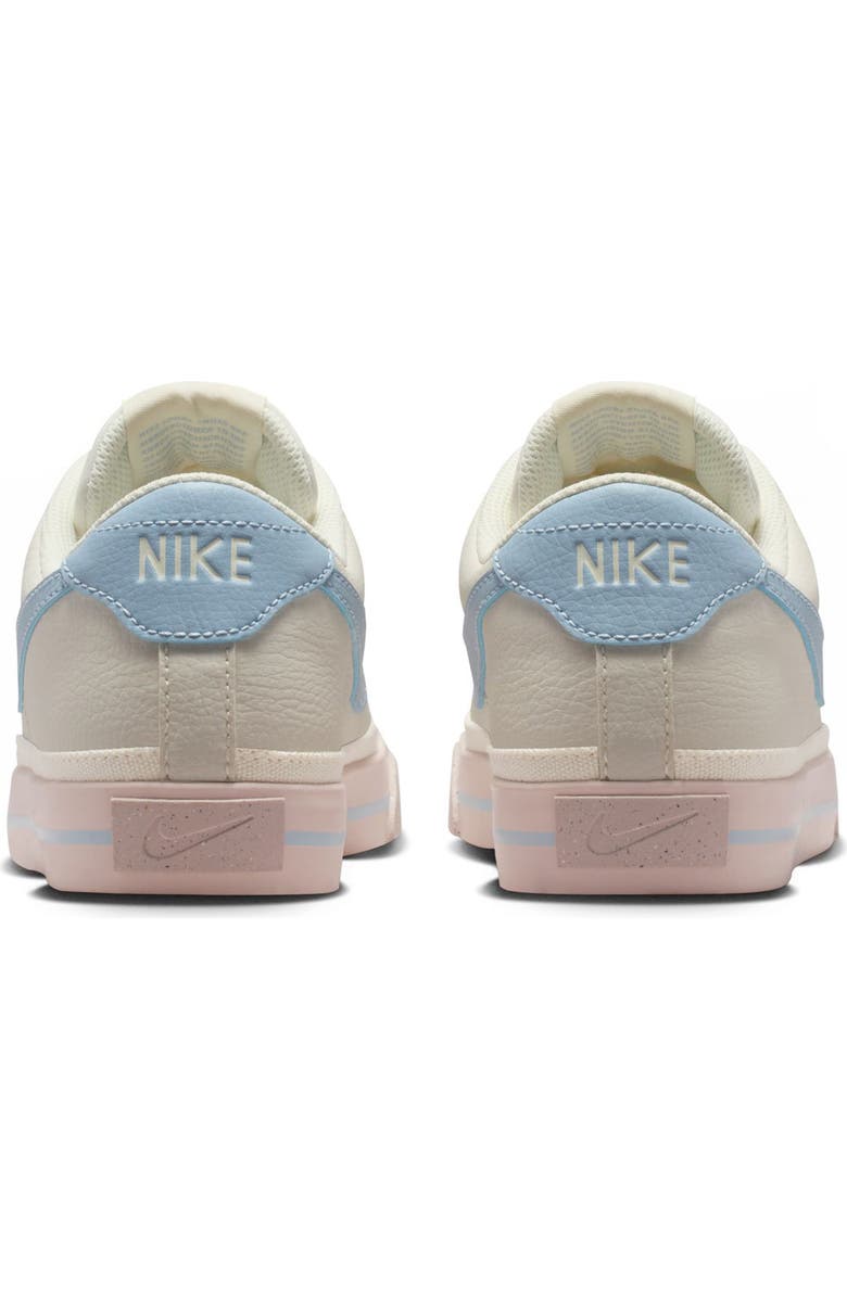 Nike Court Legacy Sneaker, Alternate, color, Pale Ivory/ Blue/ Red