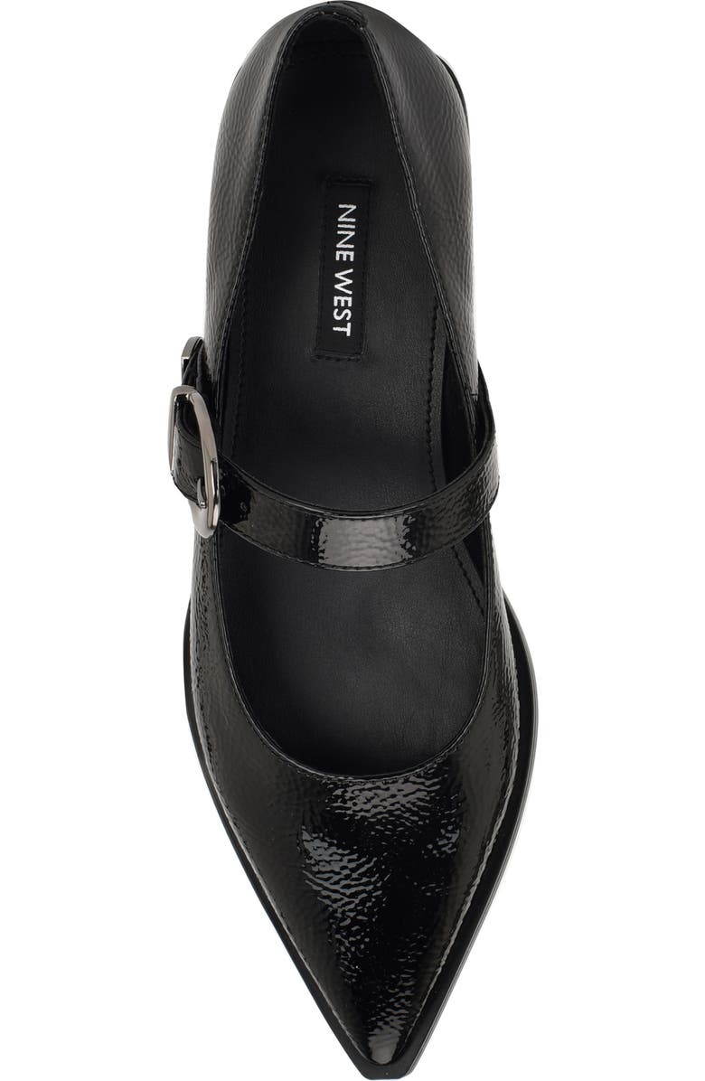 Nine West Katrel Mary Jane Flat, Alternate, color, Black Patent