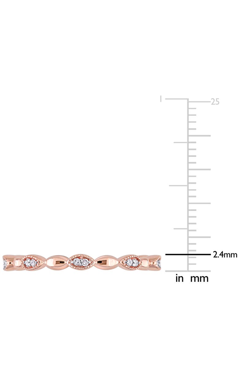 Julianna B. Diamond Eternity Ring 10k Rose Gold, Alternate, color, 10K Rose Gold