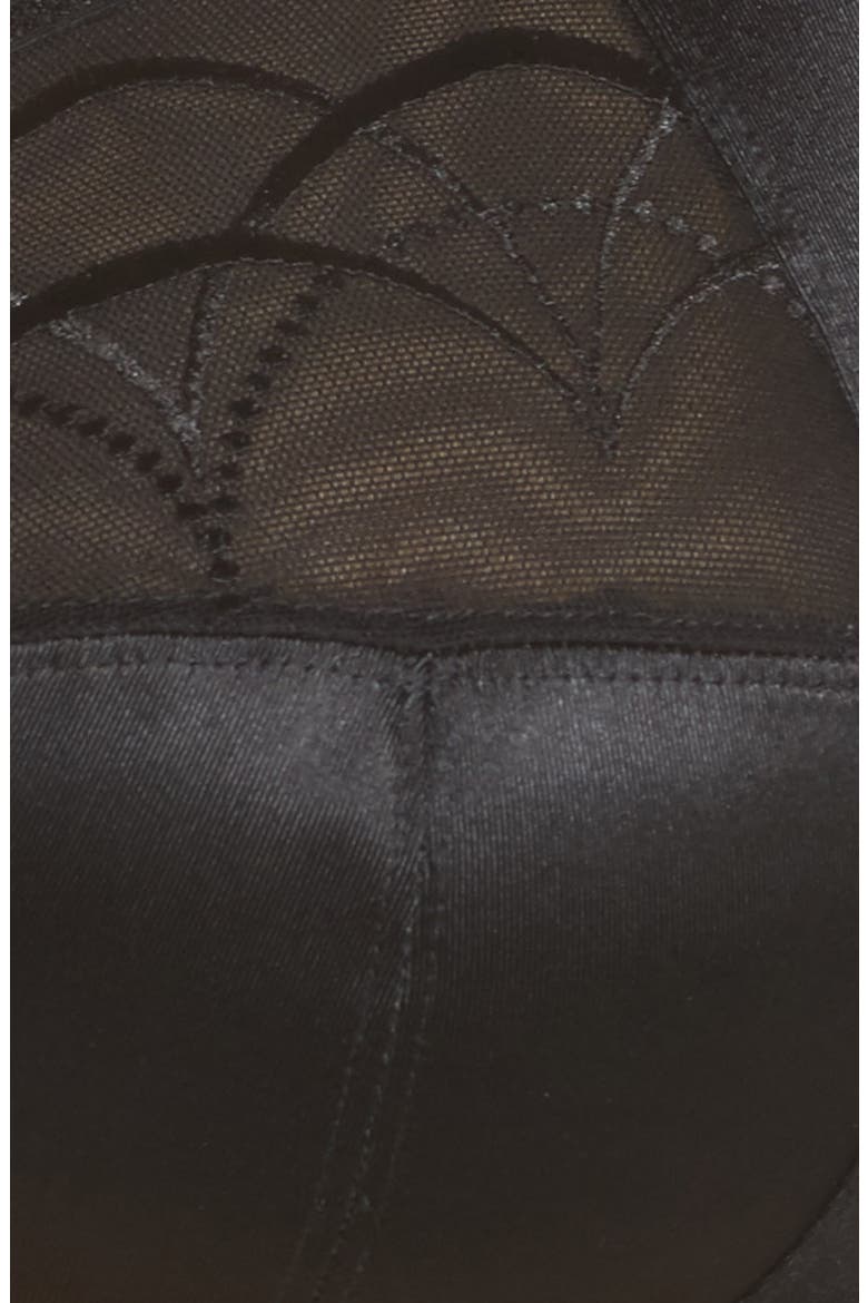 Cate Full Figure Soft Cup Bra, Alternate, color, BLACK