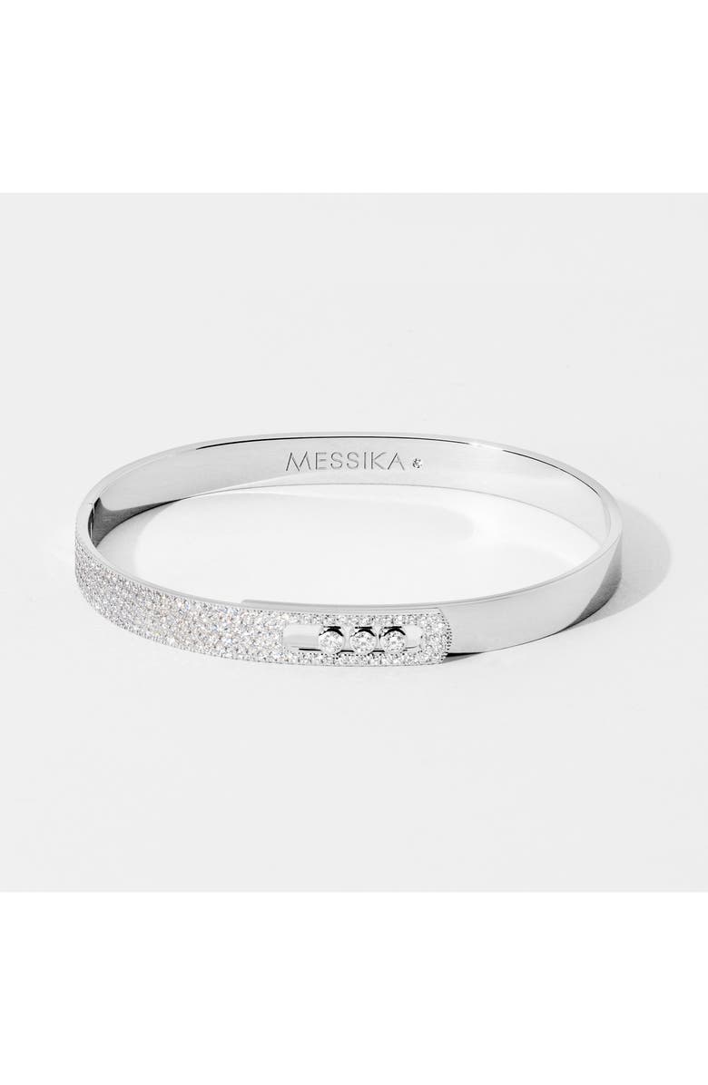 Messika Move Pavé Diamond Bangle, Alternate, color,