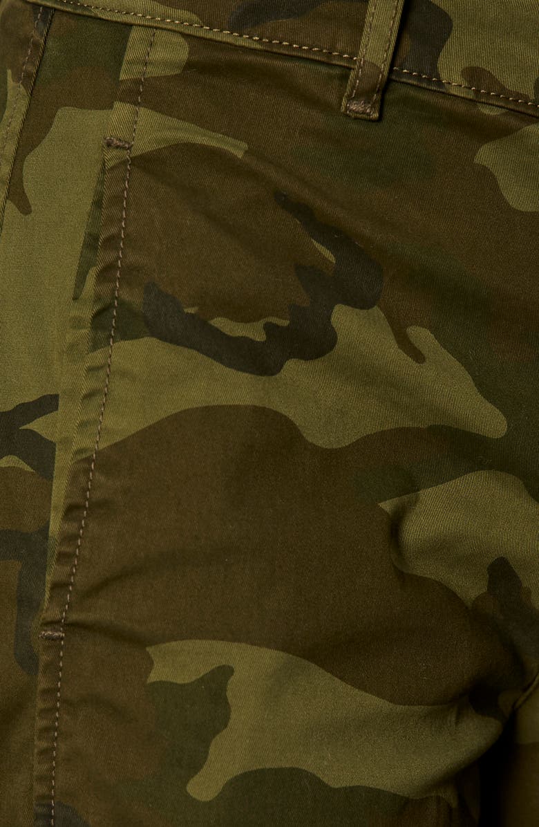 Sanctuary Boyfriend Cruiser Barrel Twill Pants, Alternate, color, Rambler Camo Green