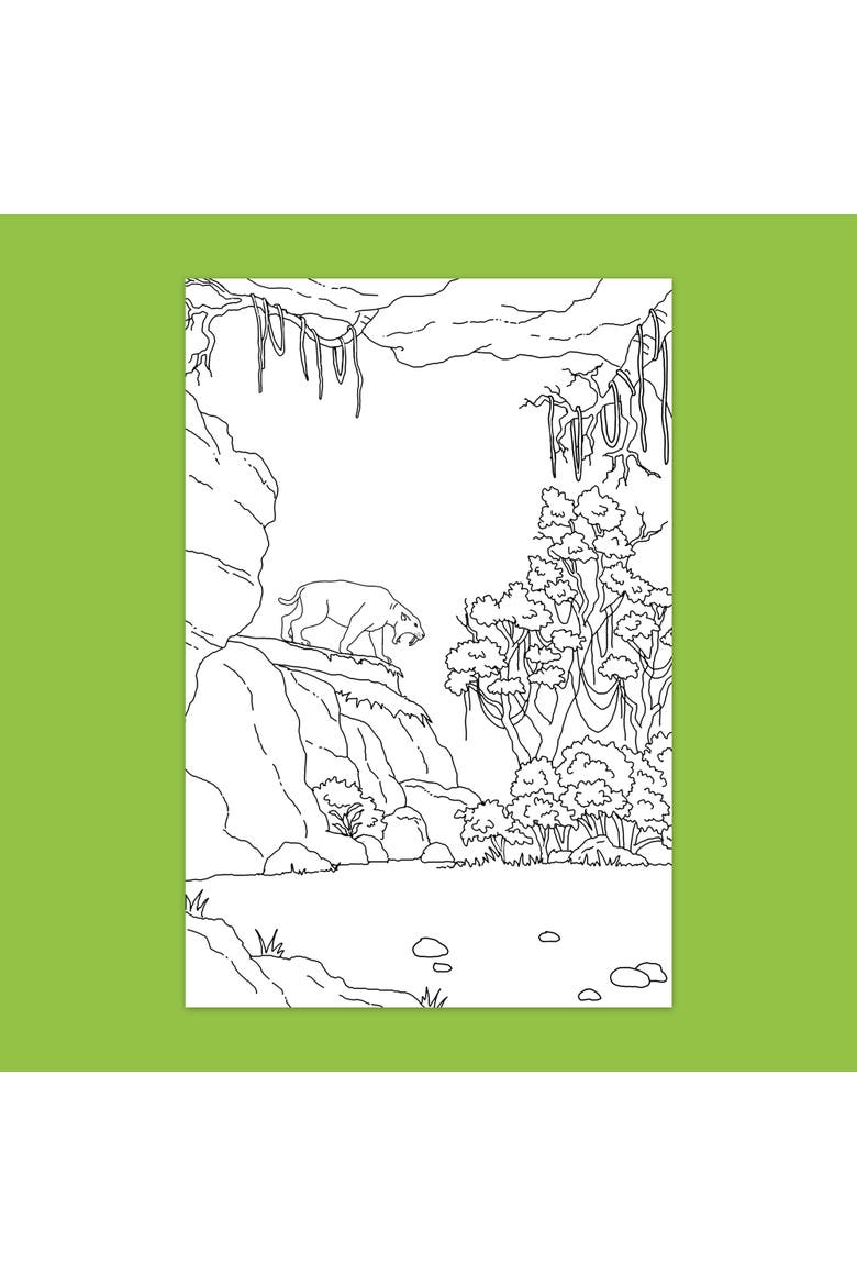 Color & Sticker Book, Alternate, color, Green