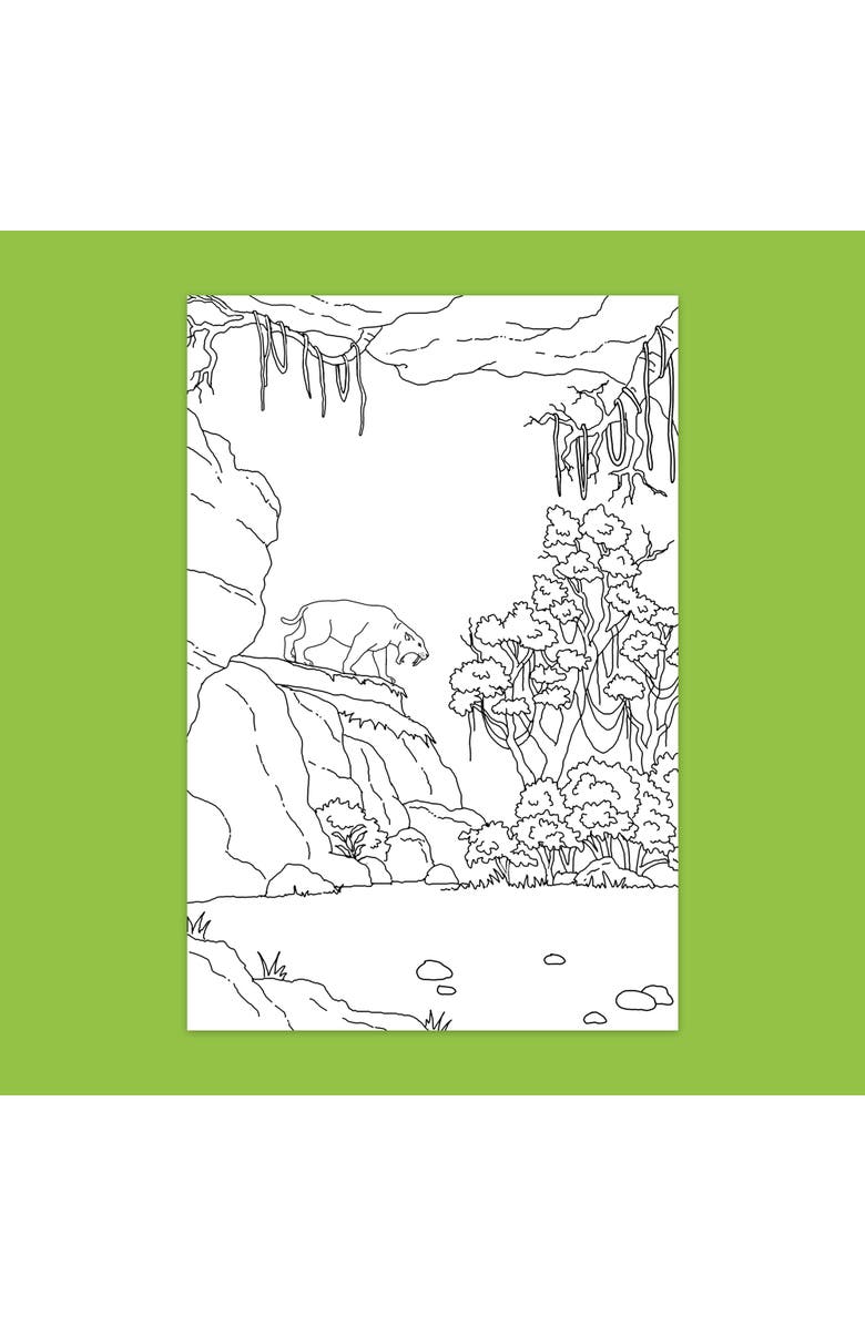 book 'n' app pApplishing house Color & Sticker Book, Alternate, color, Green