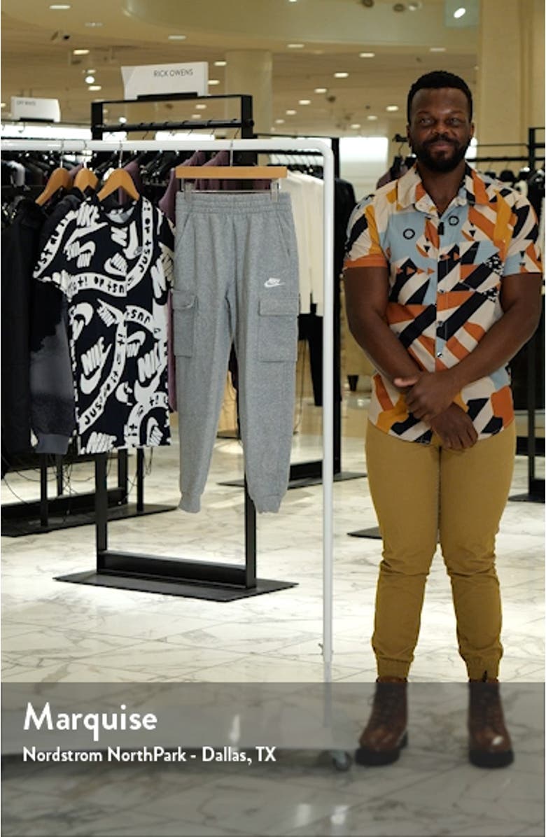 Kids' Sportswear Club Fleece Cargo Joggers, sales video thumbnail