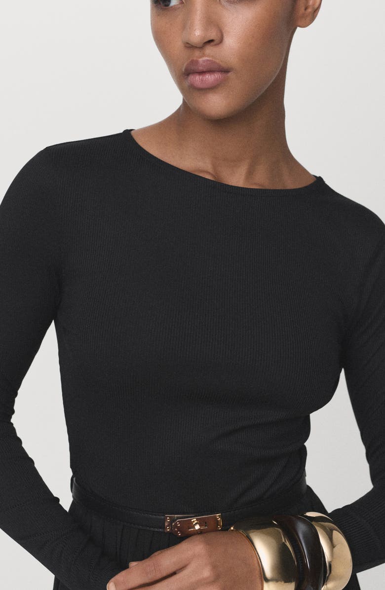 MANGO Pleated Belted Maxi Dress, Alternate, color,