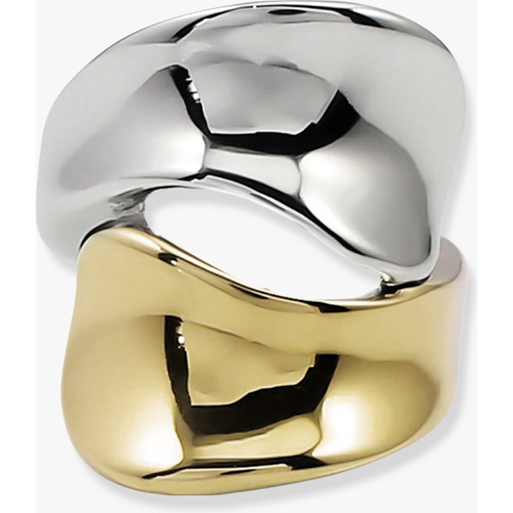 Ben Oni Cadence Gold And Silver Ring In Gold