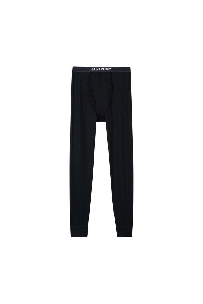 Cotton Long Johns, Main, color, Black