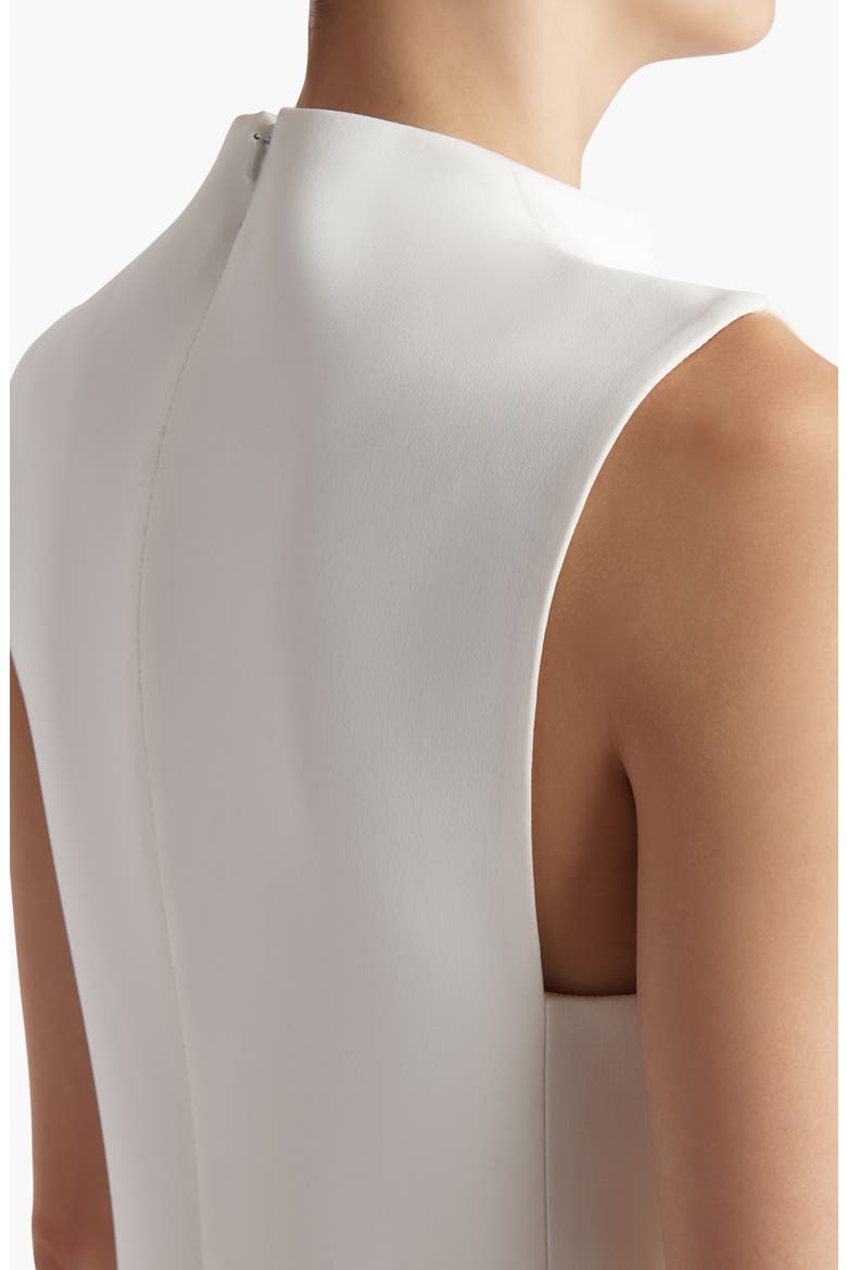 Lowen Crepe Midi Dress, Alternate, color, CHALK