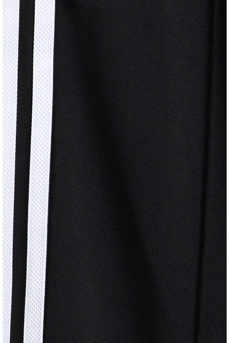 3 Stripes Wide Leg Pants, Alternate, color, BLACK