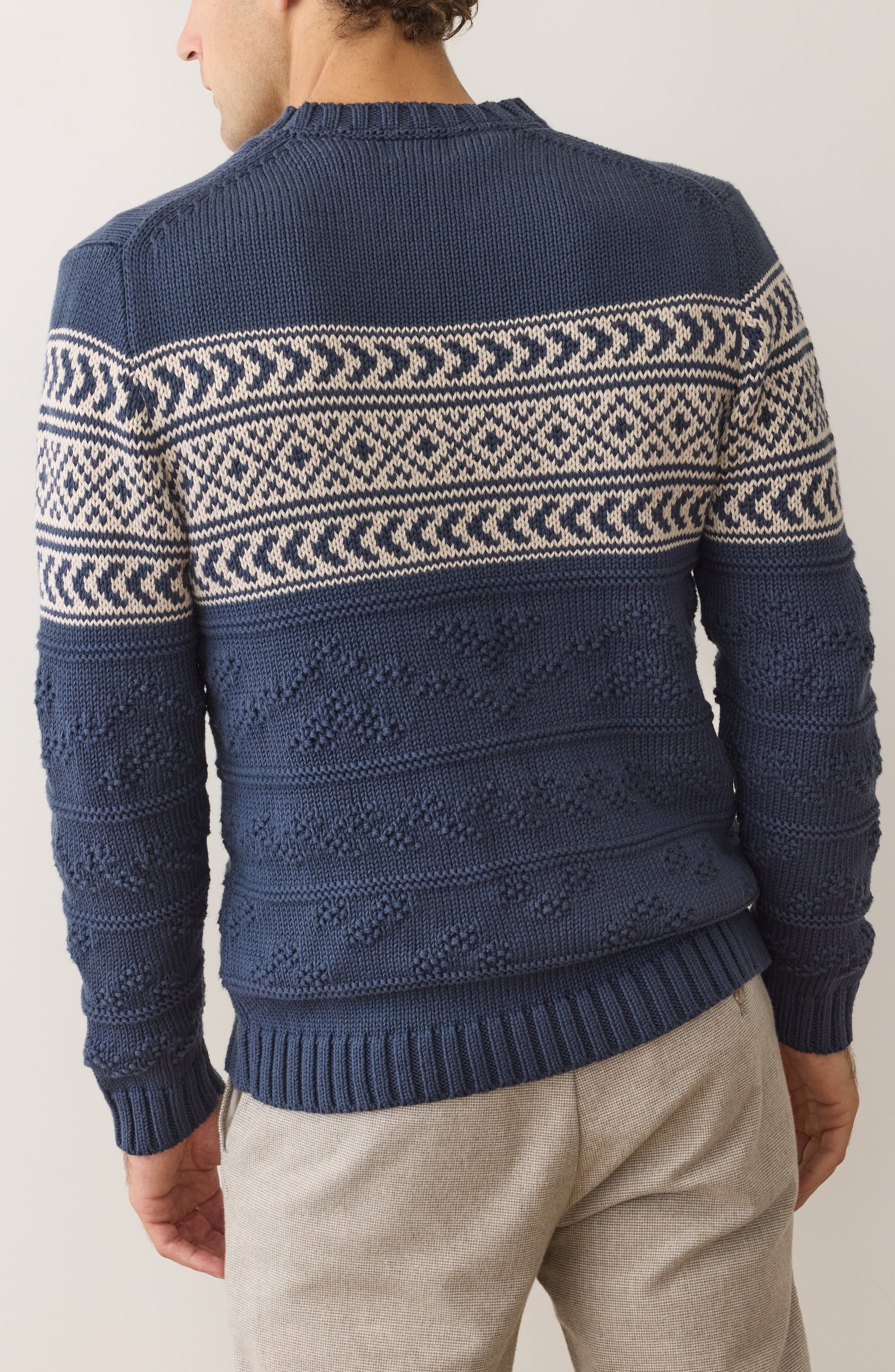 Erik Texture Organic Cotton Blend Sweater - image 2