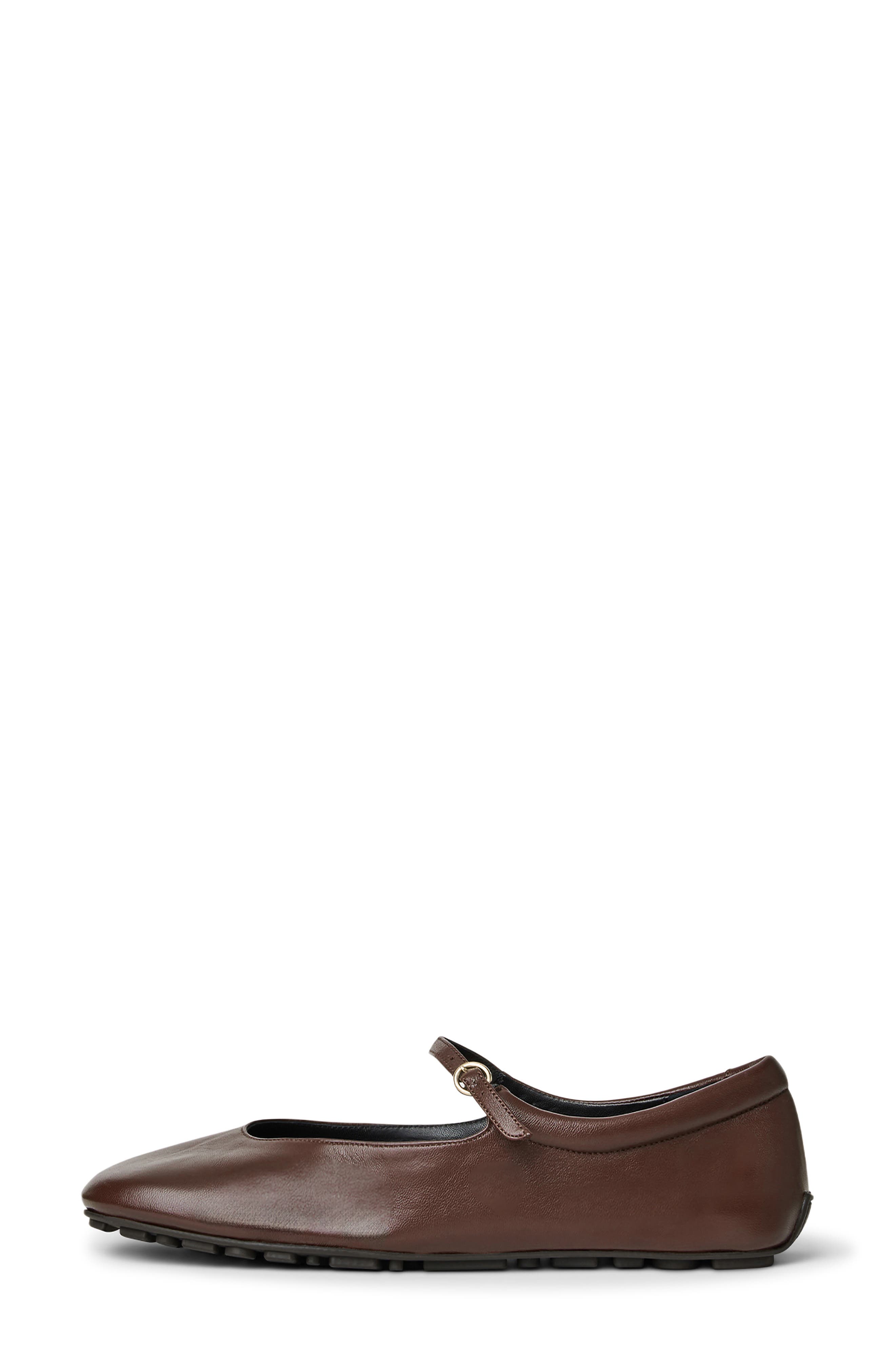 Quistello Waterproof Mary Jane Flat, Alternate, color, ESPRESSO NAPPA
