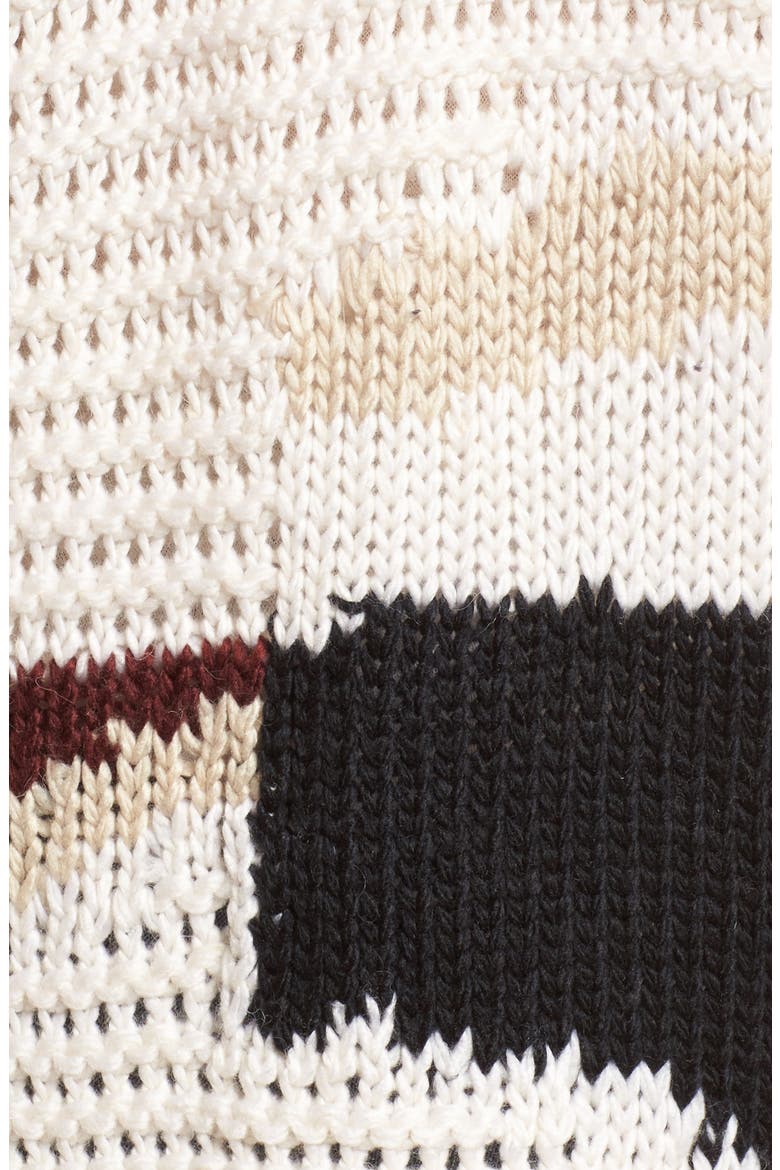 Chunky Fringe Cardigan, Alternate, color, PLUM