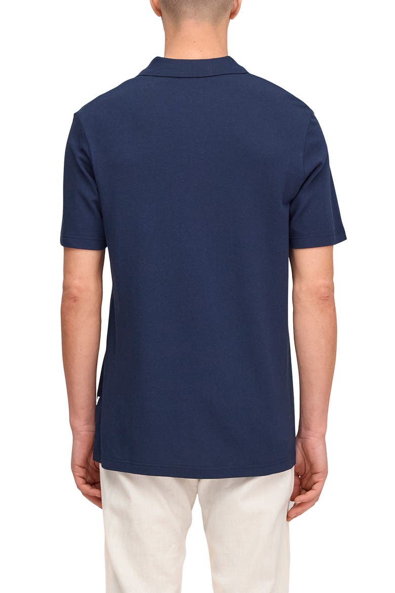 Almer 3562 Organic Cotton Blend Polo, Alternate, color, NAVY BLUE