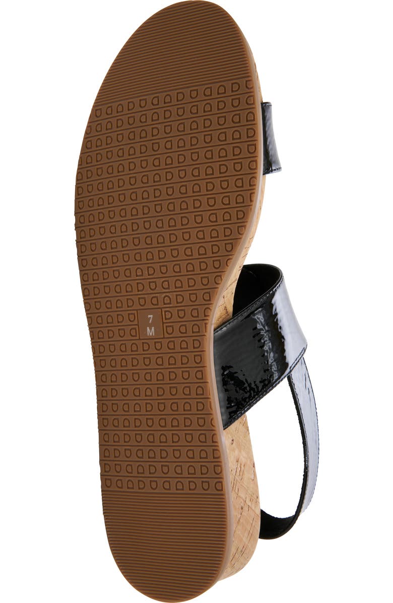 VANELi Nelly Wedge Sandal, Alternate, color, Black