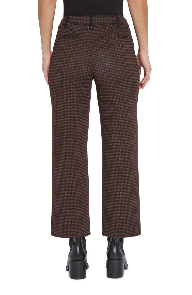 Lysse Livia Check Crop Wide Leg Ponte Pants, Alternate, color, 