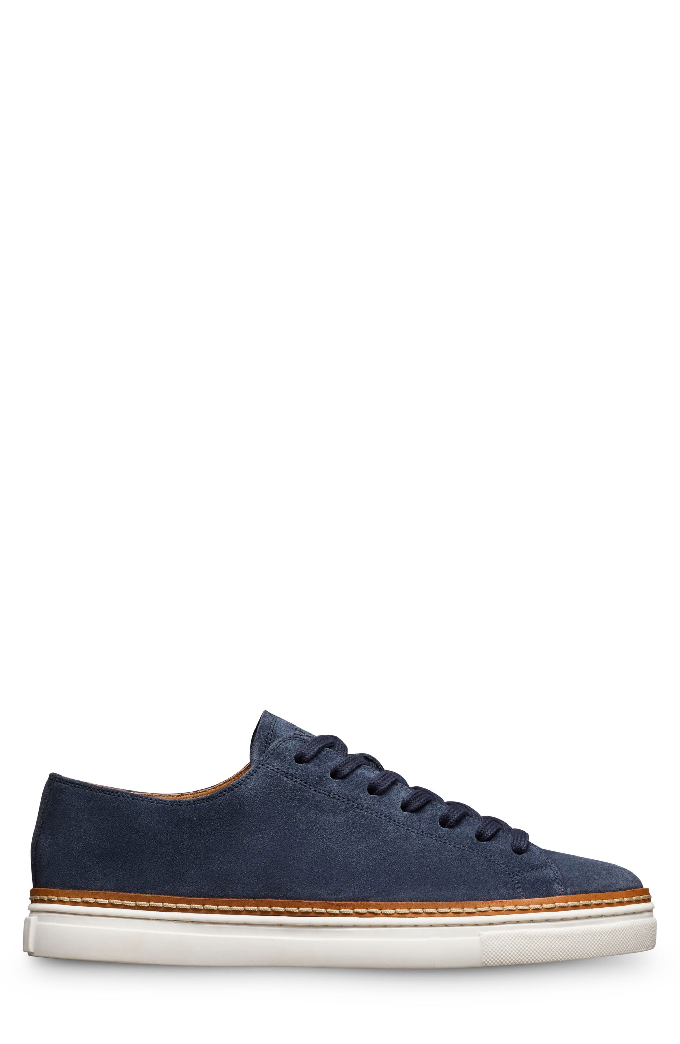 Allen Edmonds Percy Low Top Sneaker, Alternate, color, Navy