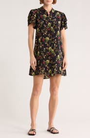 Alice + Olivia Jem Short Sleeve Shirtdress