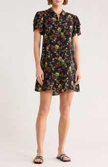 Alice + Olivia Jem Short Sleeve Shirtdress