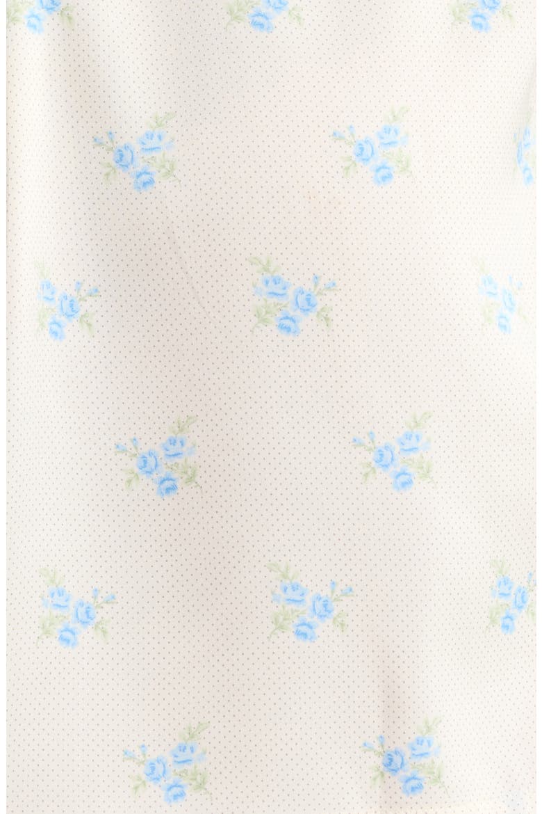 Noreen Floral Satin Wrap, Alternate, color, ECRU/ BLUE