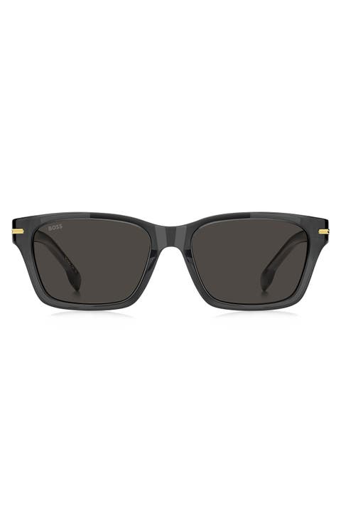 56mm Rectangular Sunglasses