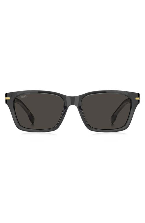 Hugo Boss Boss 56mm Rectangular Sunglasses