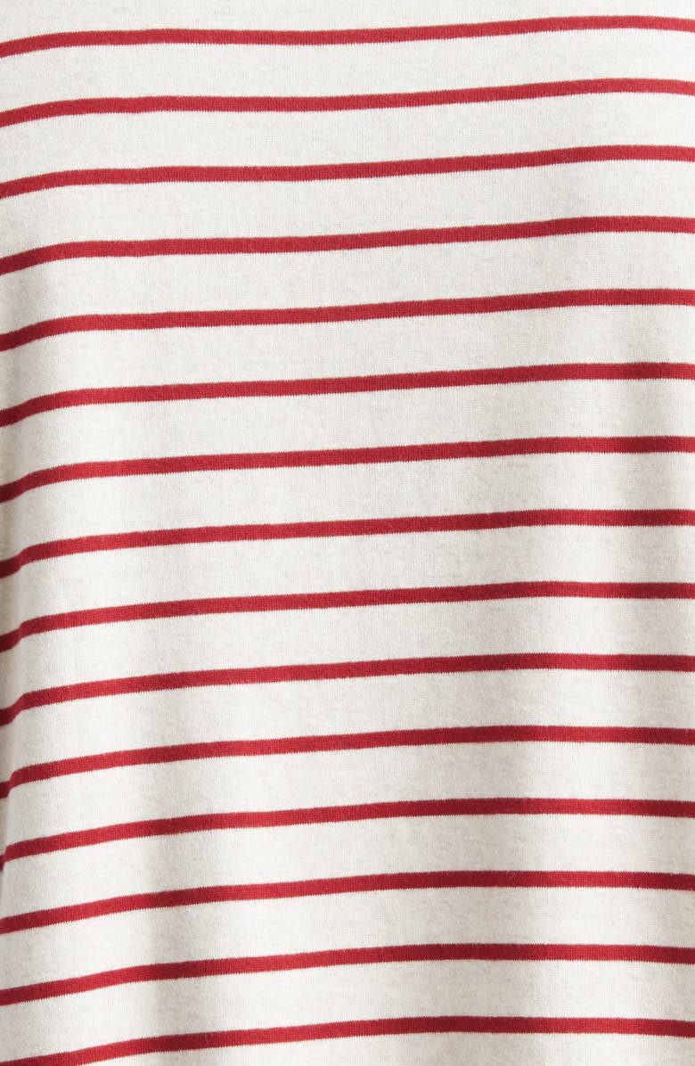 STOCKHOLM SURFBOARD CLUB Stripe Organic Cotton Pocket Polo, Alternate, color, Red Stripe