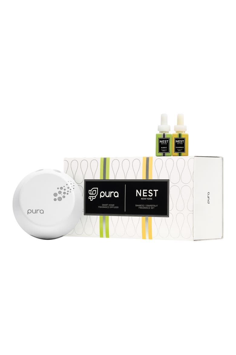 Pura Bamboo & Grapefruit Smart Diffuser Set, Main, color, NO COLOR