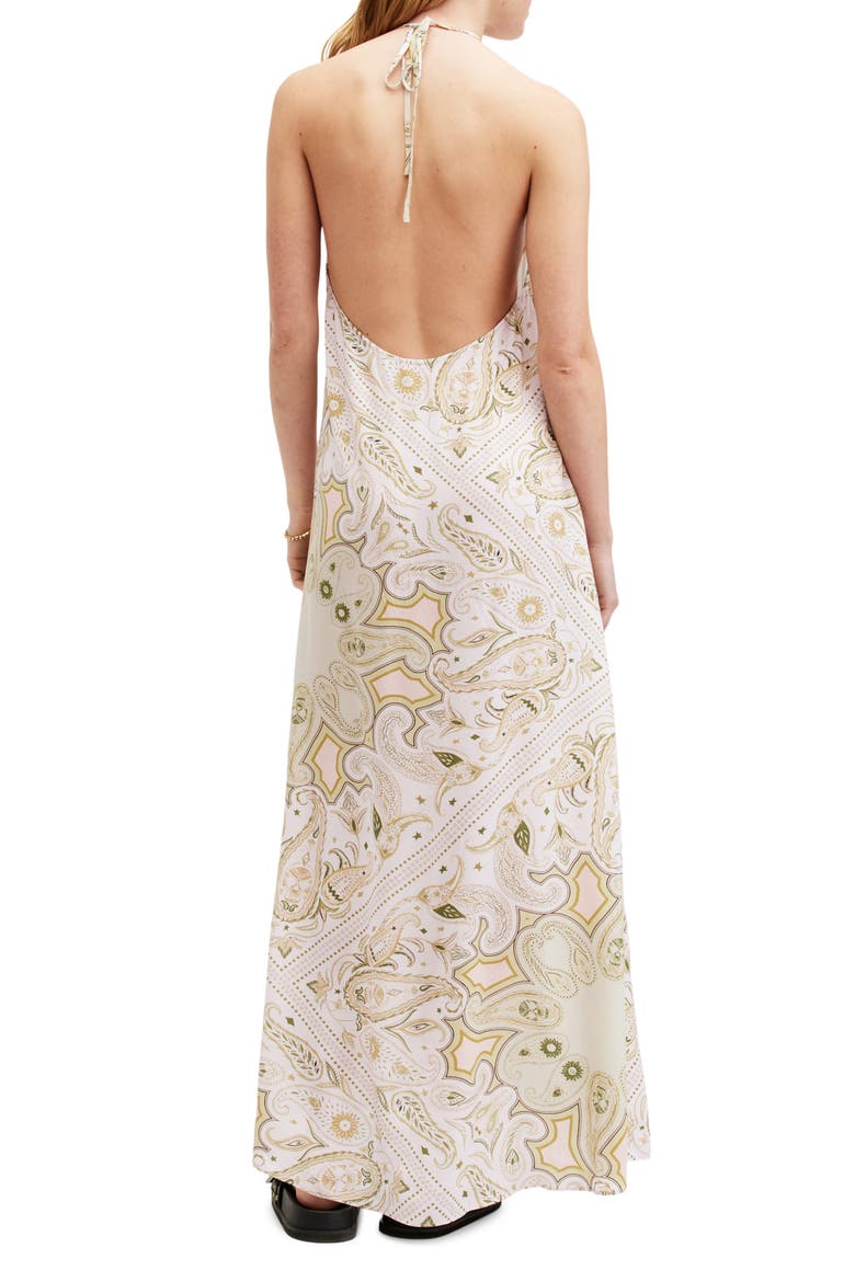 Sarah Avalon Halter Maxi Dress, Alternate, color, PISTACHIO GREEN