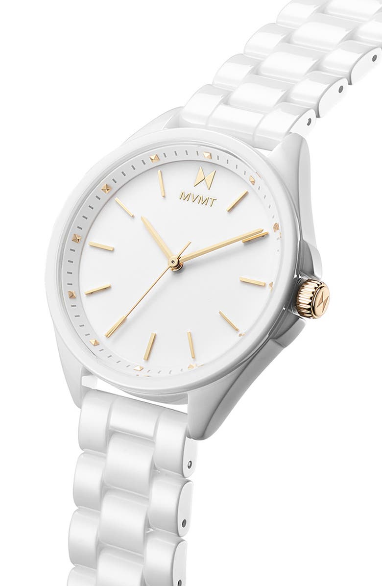 MVMT Coronada Ceramic Bracelet Watch, 36mm, Alternate, color, 