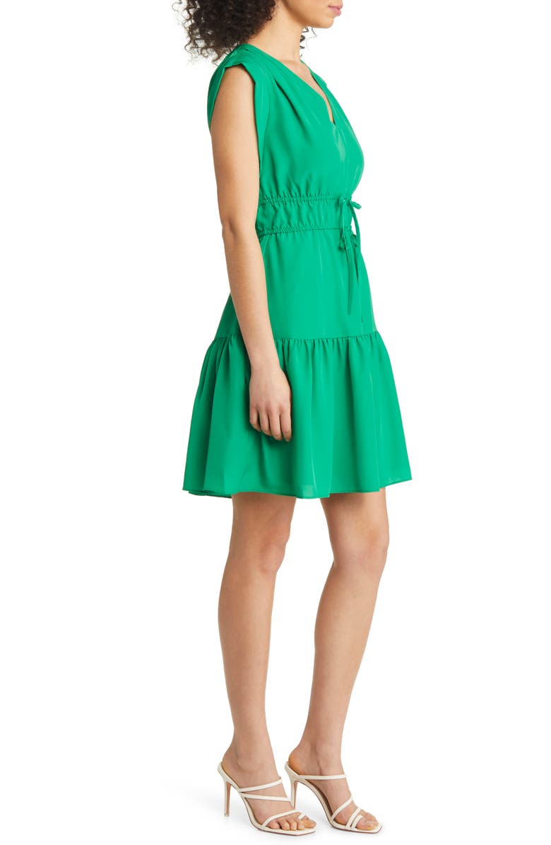 Eliza J Obi Gathered Tie Waist Dress, Alternate, color,