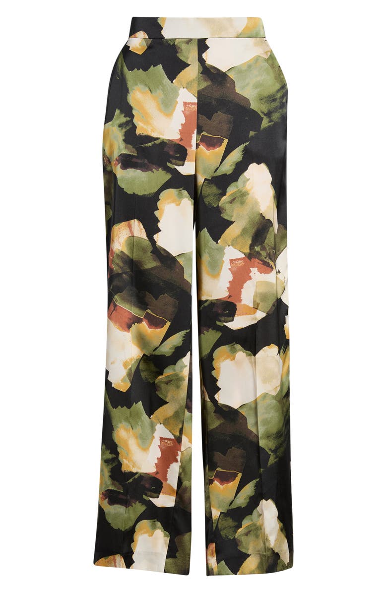 Anne Klein Abstract Print Pants, Alternate, color, Bay Leaf Multi