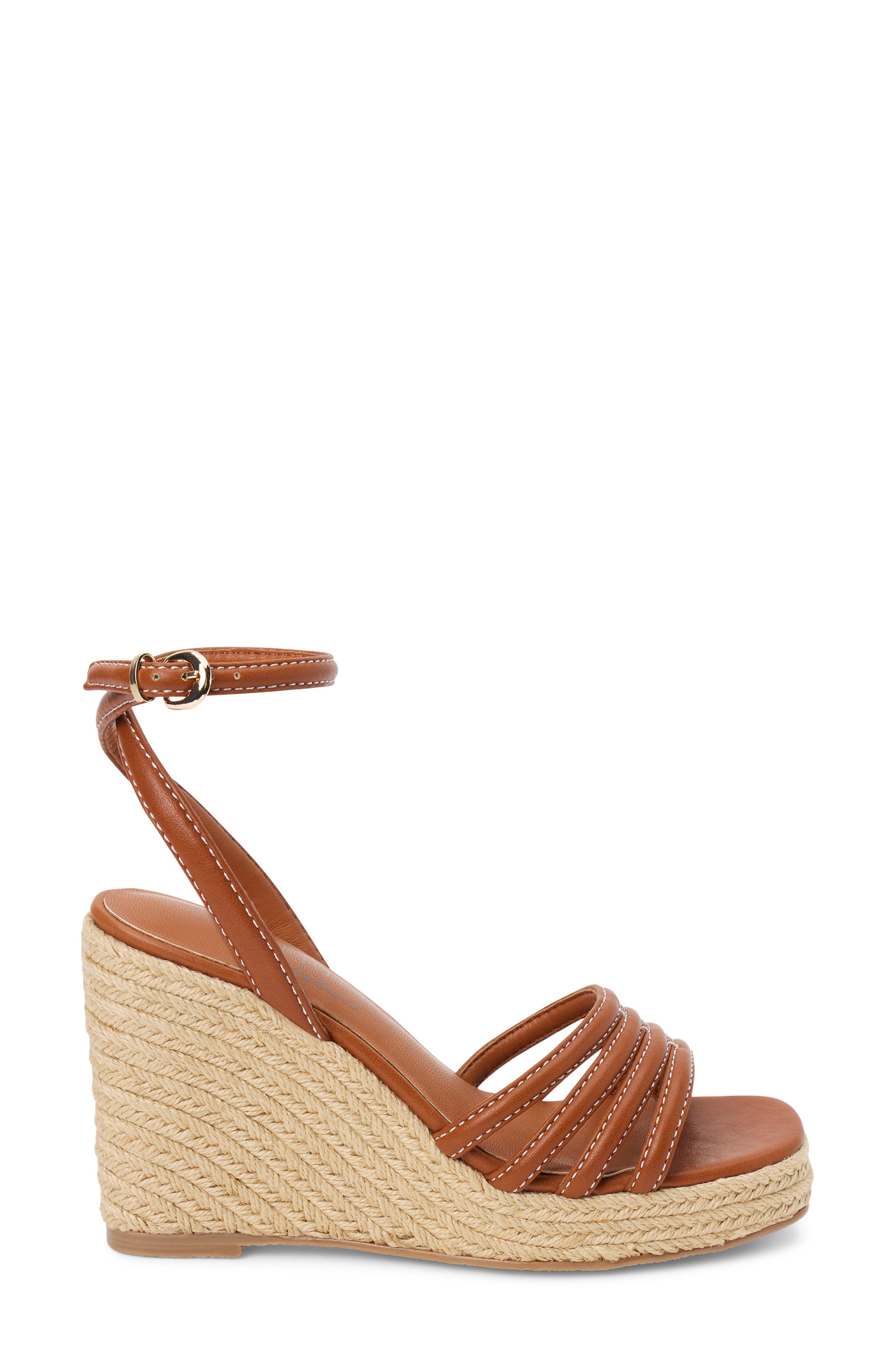 Coconuts by Matisse Sunnie Espadrille Ankle Strap Platform Wedge Sandal, Alternate, color, Cognac