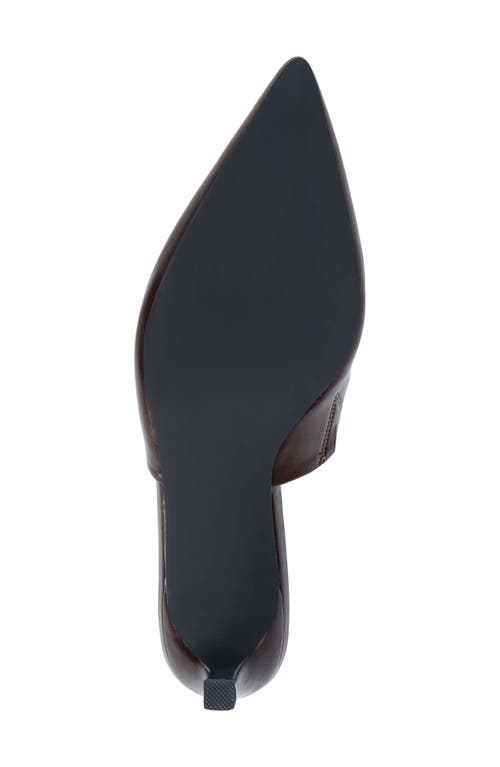 Matisse Garret Pointed Toe Mule In Brown