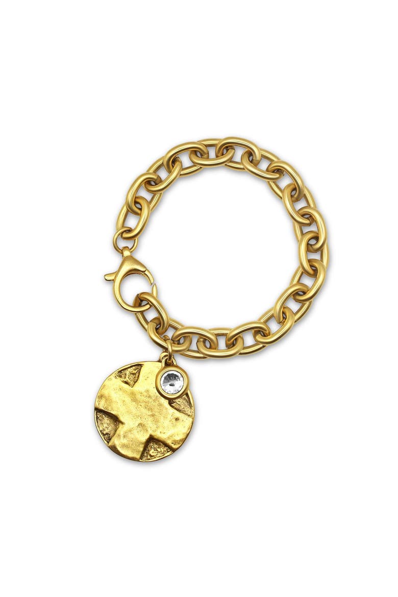 Haven Bracelet with CZ, Main, color, Gold
