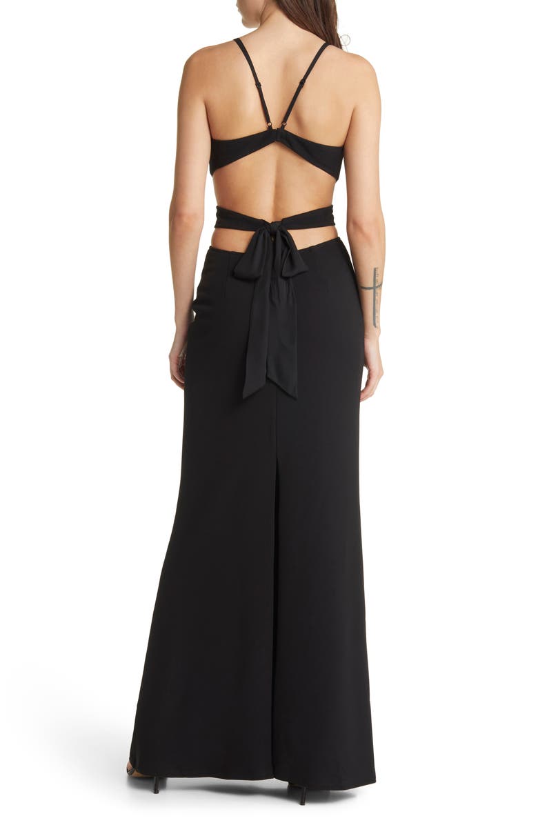 Lulus Cutout Cocktail Dress, Alternate, color,