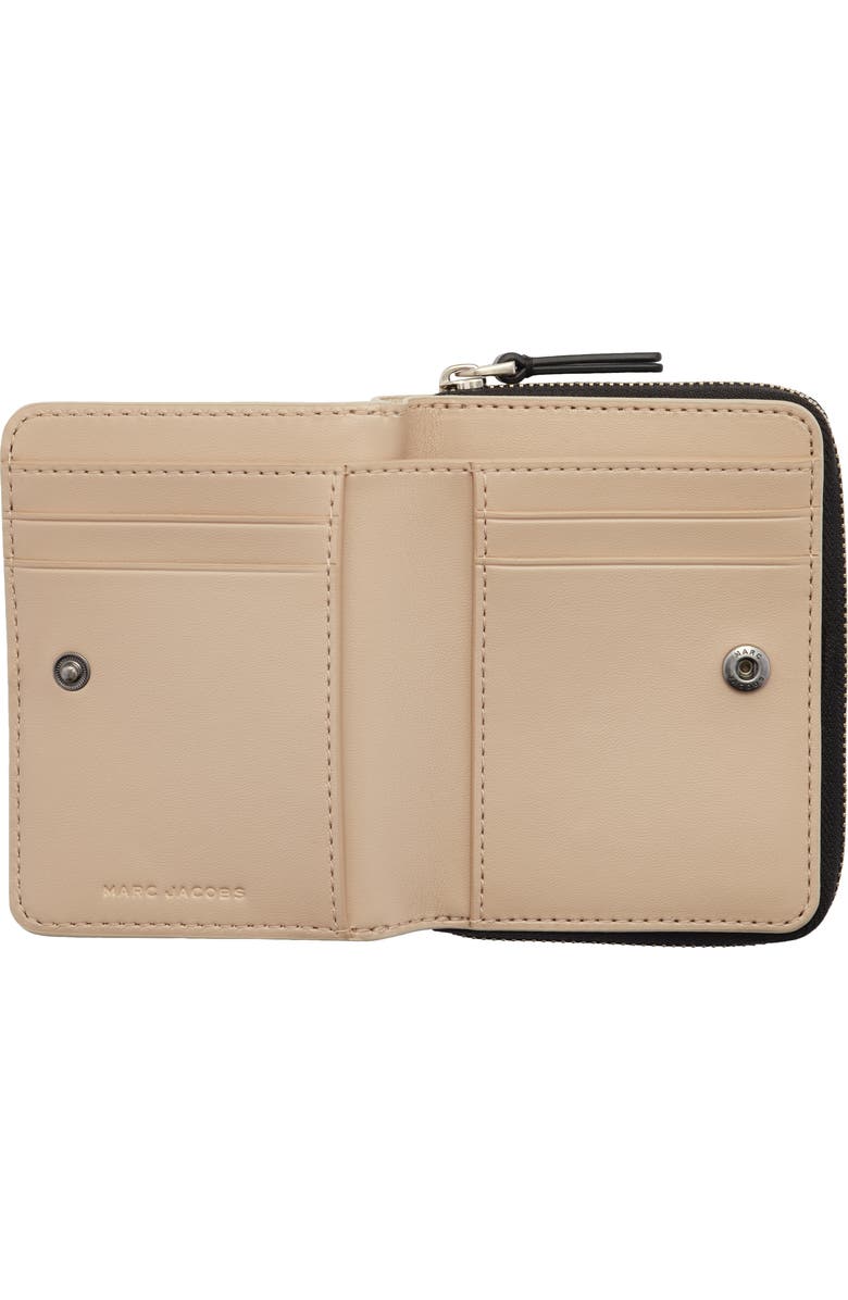 Marc Jacobs The Mini Compact Wallet, Alternate, color, Cloud White Multi