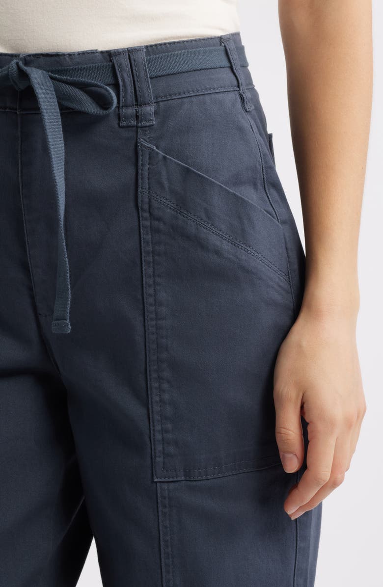 Wit & Wisdom Skyrise Relaxed Straight Leg Twill Pants, Alternate, color, Orion Blue