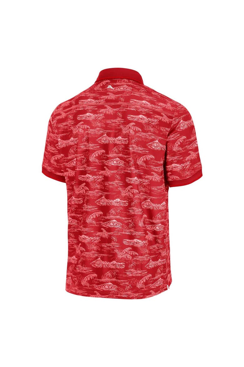 Men's Tommy Bahama Cardinal Arkansas Razorbacks Sport Bay View IslandZone Polo, Alternate, color, Cardinal