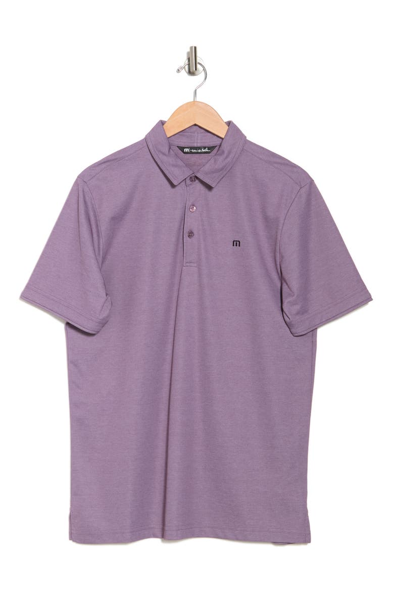 Excursion Knit Polo, Alternate, color, HEATHER WINETASTING