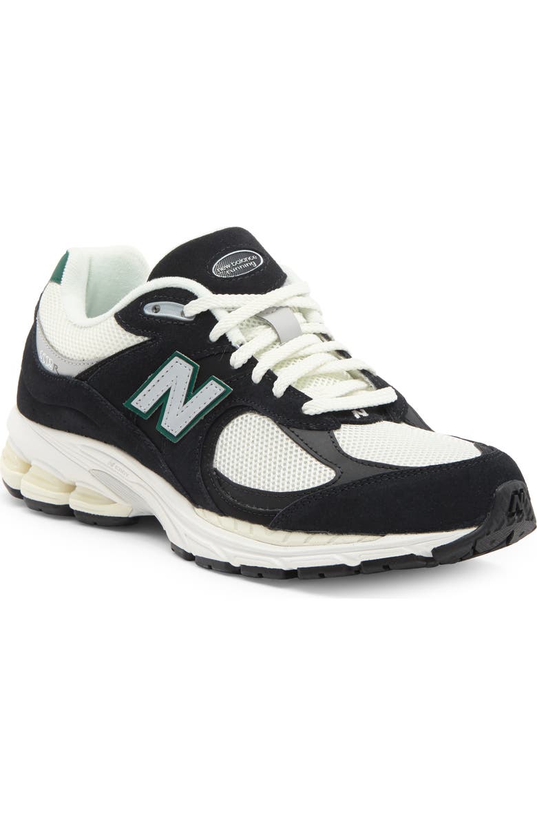 New Balance 2002R Sneaker, Main, color, Black/ Marsh Green