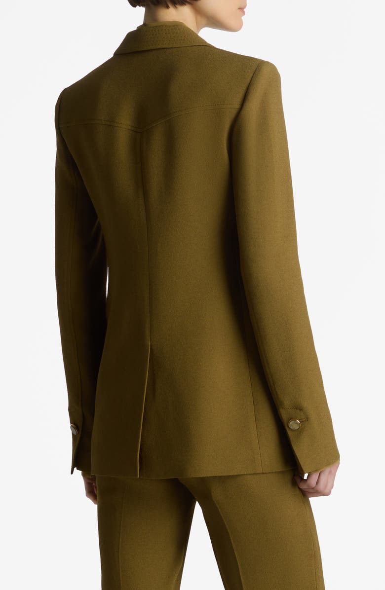 St. John Collection Textured Crepe Blazer, Alternate, color, 