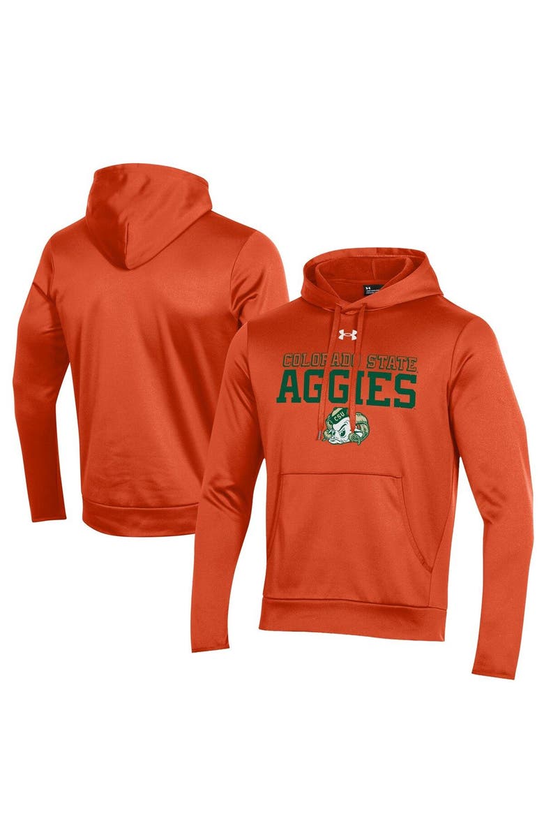 Under Armour Men's Under Armour Orange Colorado State Rams 2022 Aggie Day Pullover Hoodie, Alternate, color, 