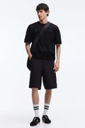 H&M Loose Fit Cotton Cargo Shorts