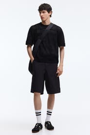 H&M Loose Fit Cotton Cargo Shorts